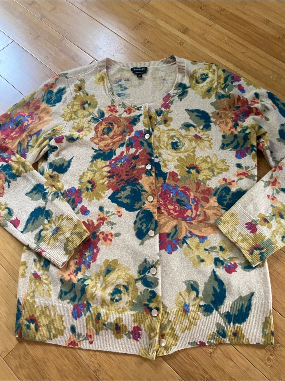 Talbots cashmere cardigan